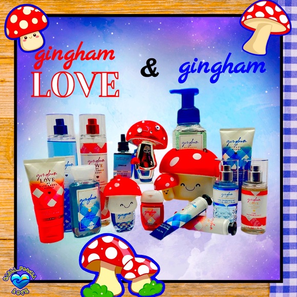 Bath & Body Works Other - BBW 🍄 Gingham + Gingham Love 🍄 16 pc set